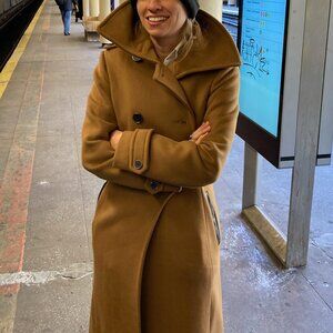 Mackage Elodie Wool Coat Size XS in Camel (loose button)